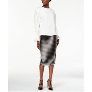 Olivia & Grace French Terry Smocked-Sleeve